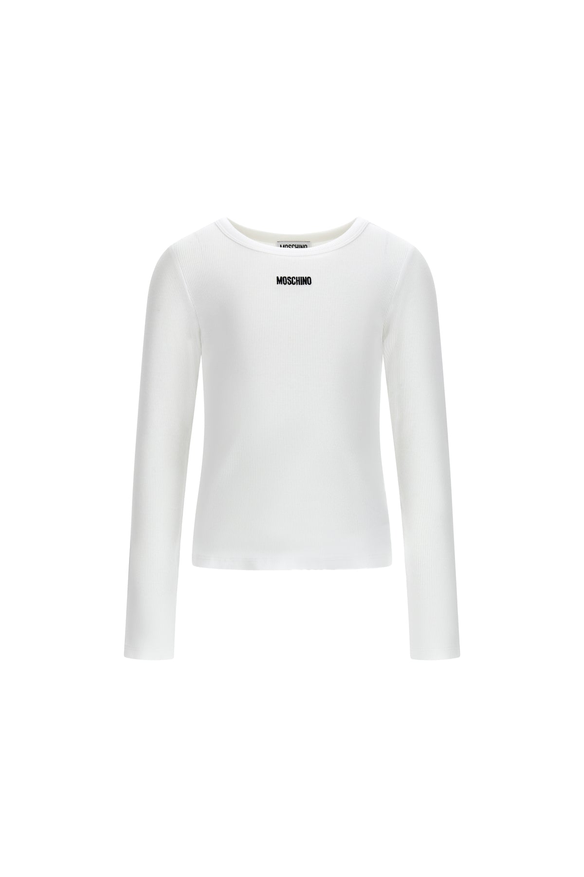 T-shirt m/l Bianco ottico HAO011LBA39 10101 MOSCHINO KIDS 