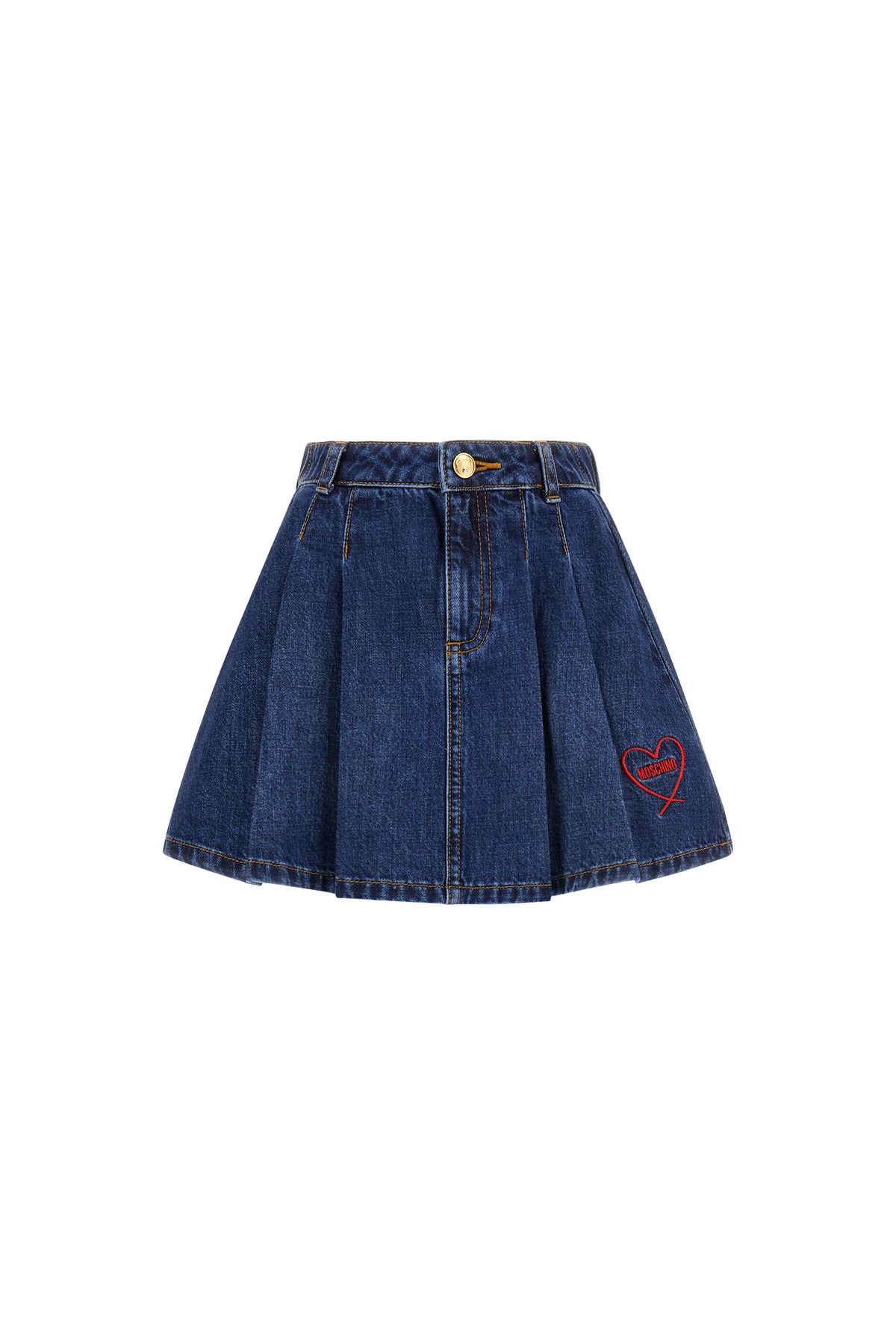 Gonna corta Ocean blue HDJ04BL0E49 41047 MOSCHINO KIDS 