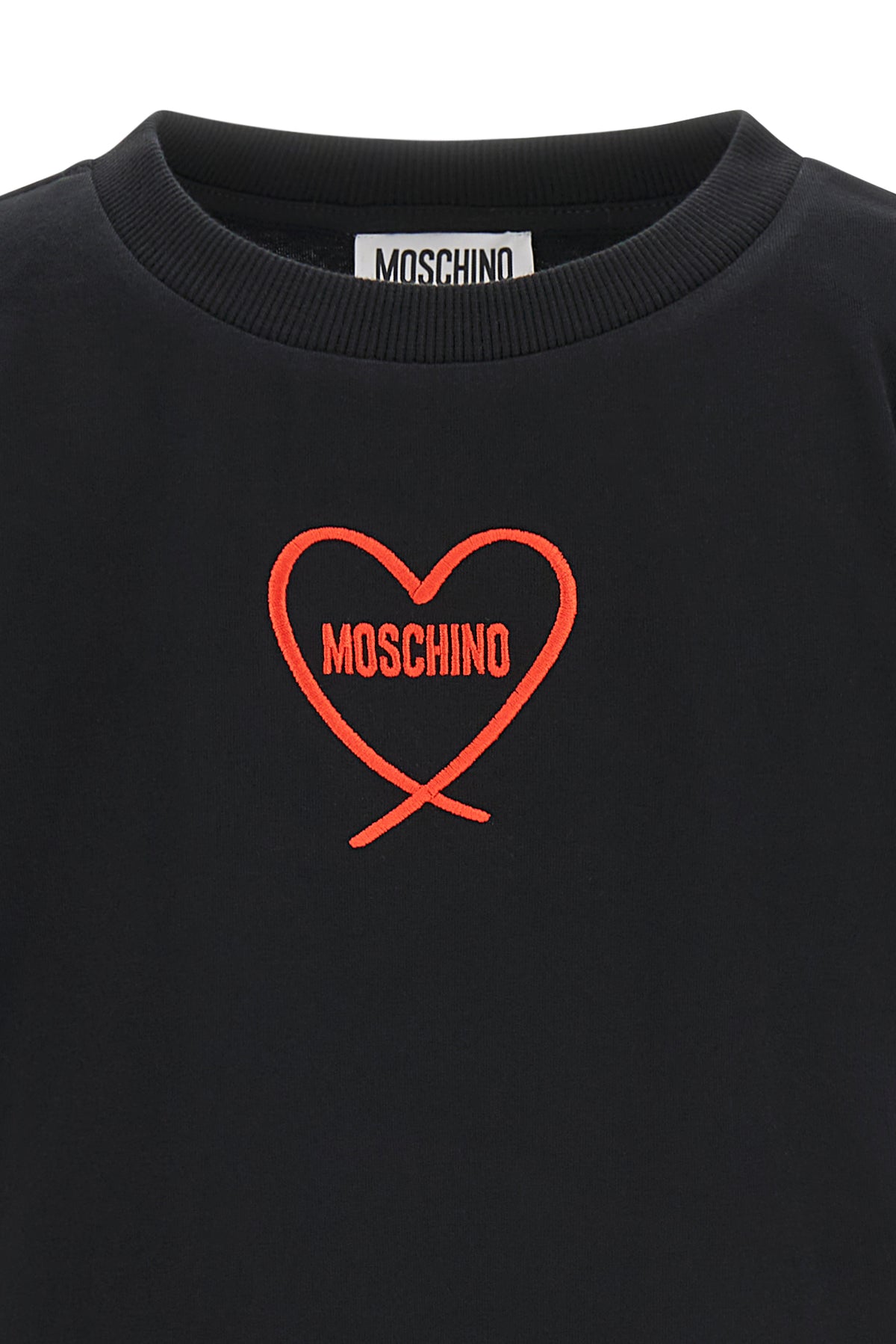 Maglia m/c Nero/black HDM078LAA10 60100 MOSCHINO KIDS 