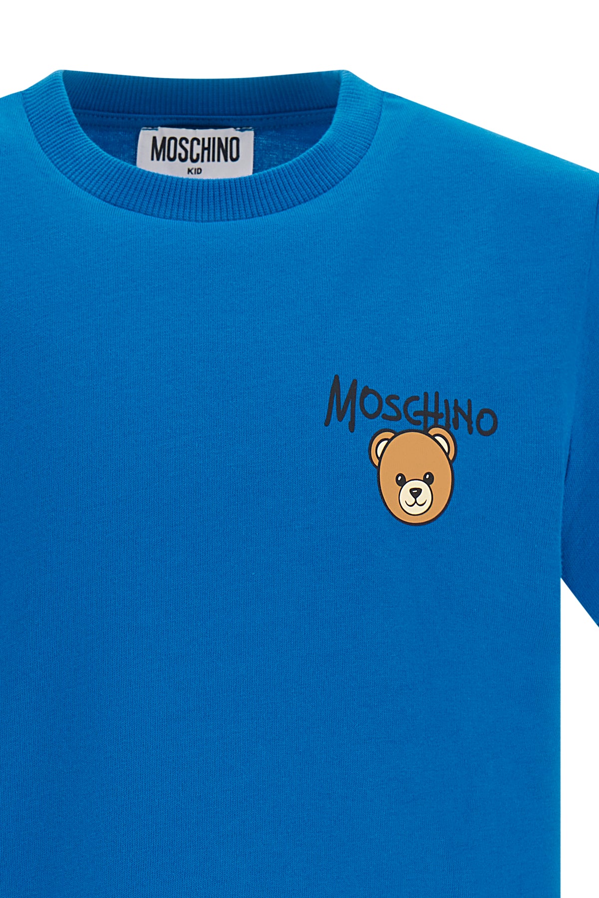 T-shirt m/c Princess blue HUM05VLAA34 40157 MOSCHINO KIDS 