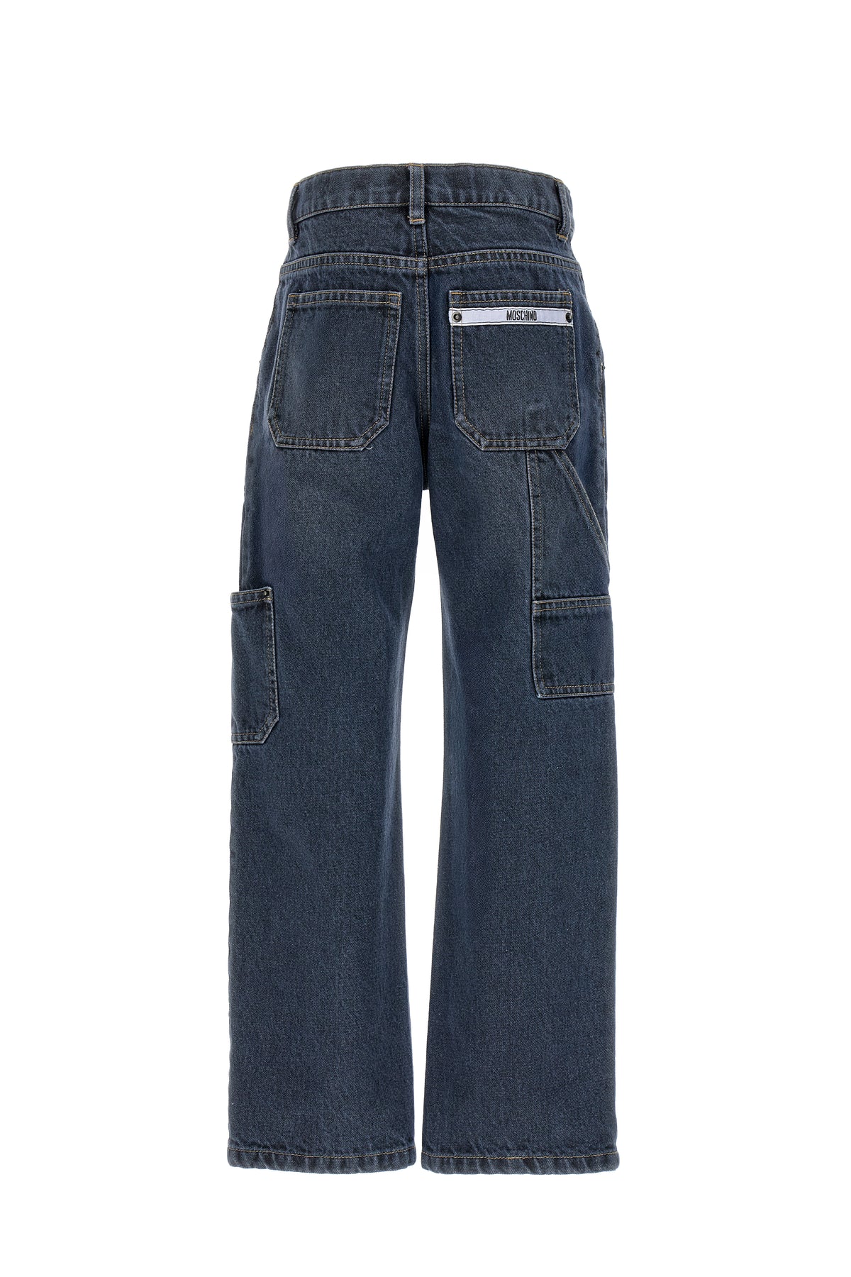 Pant.lungo denim Blue fog HUP096L0E37 40504 MOSCHINO KIDS 