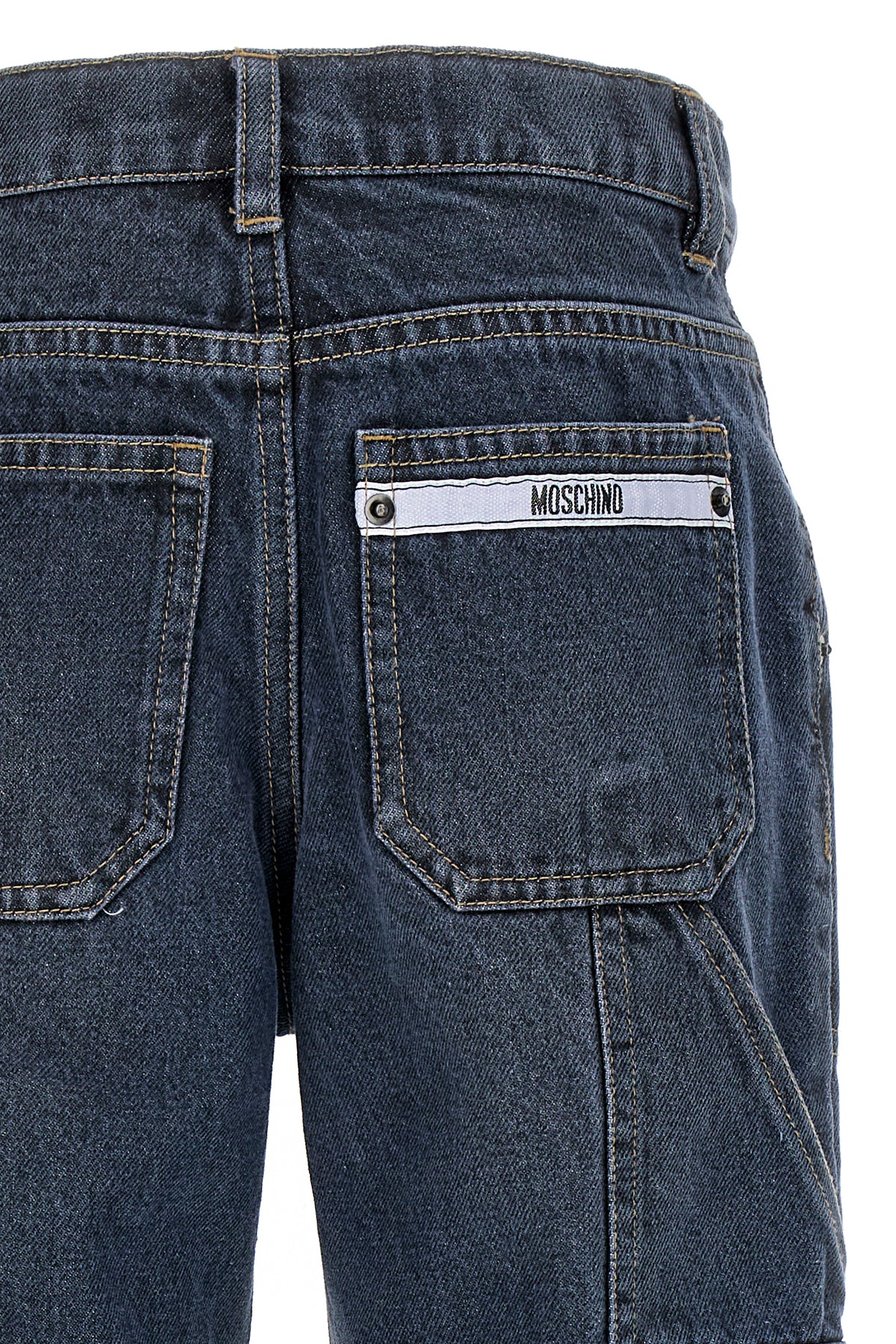 Pant.lungo denim Blue fog HUP096L0E37 40504 MOSCHINO KIDS 