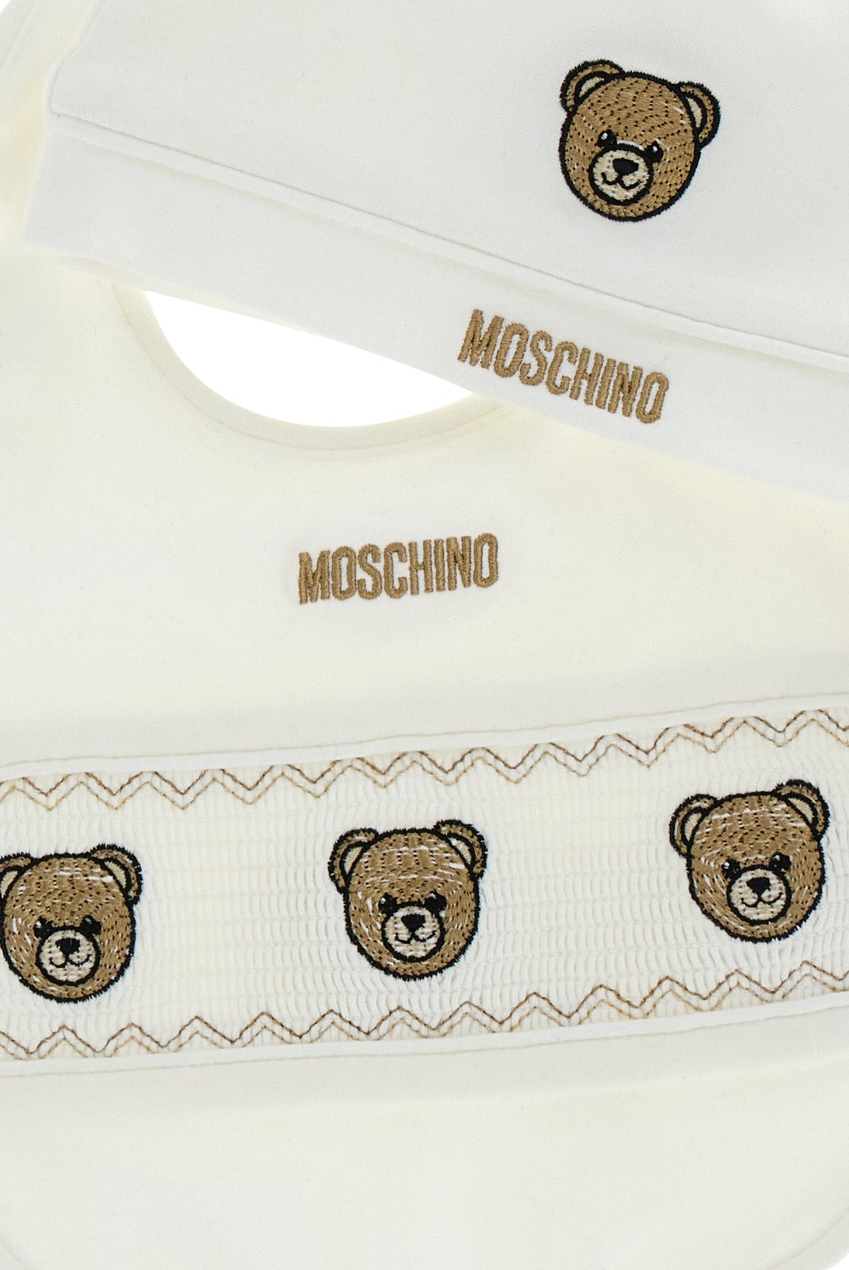Set con orsetti bianco MUY09MLDA66# 10063 MOSCHINO KIDS 