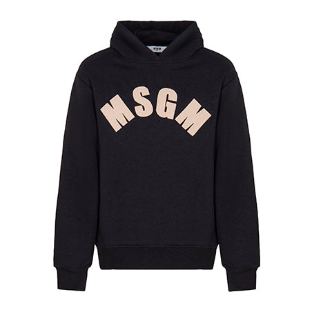 Hoodie Girl Nero F6MSJGHS097 110 MSGM KIDS 
