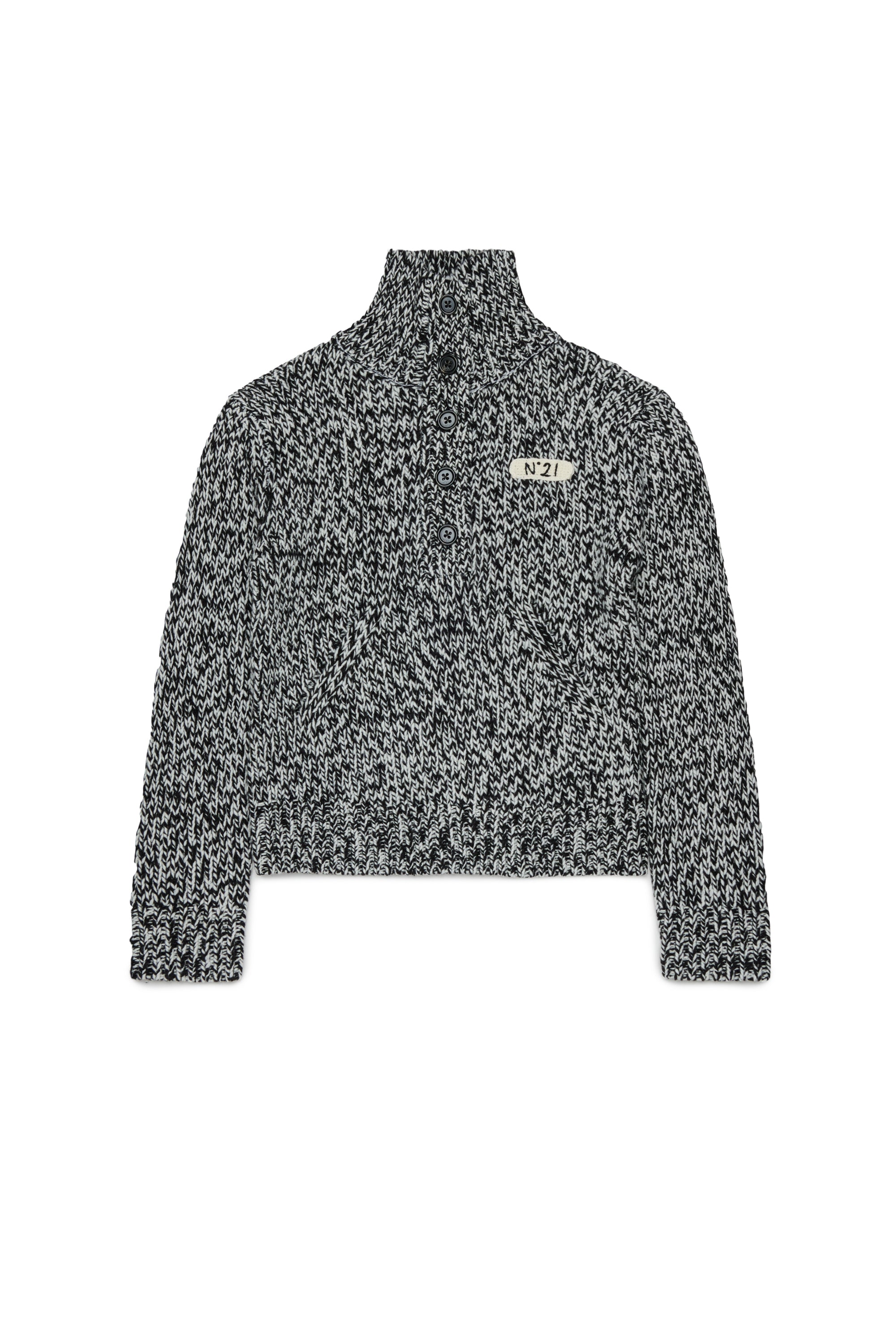 Maglione in Lana Nero N210DNN0545 0N900 N21 KIDS 