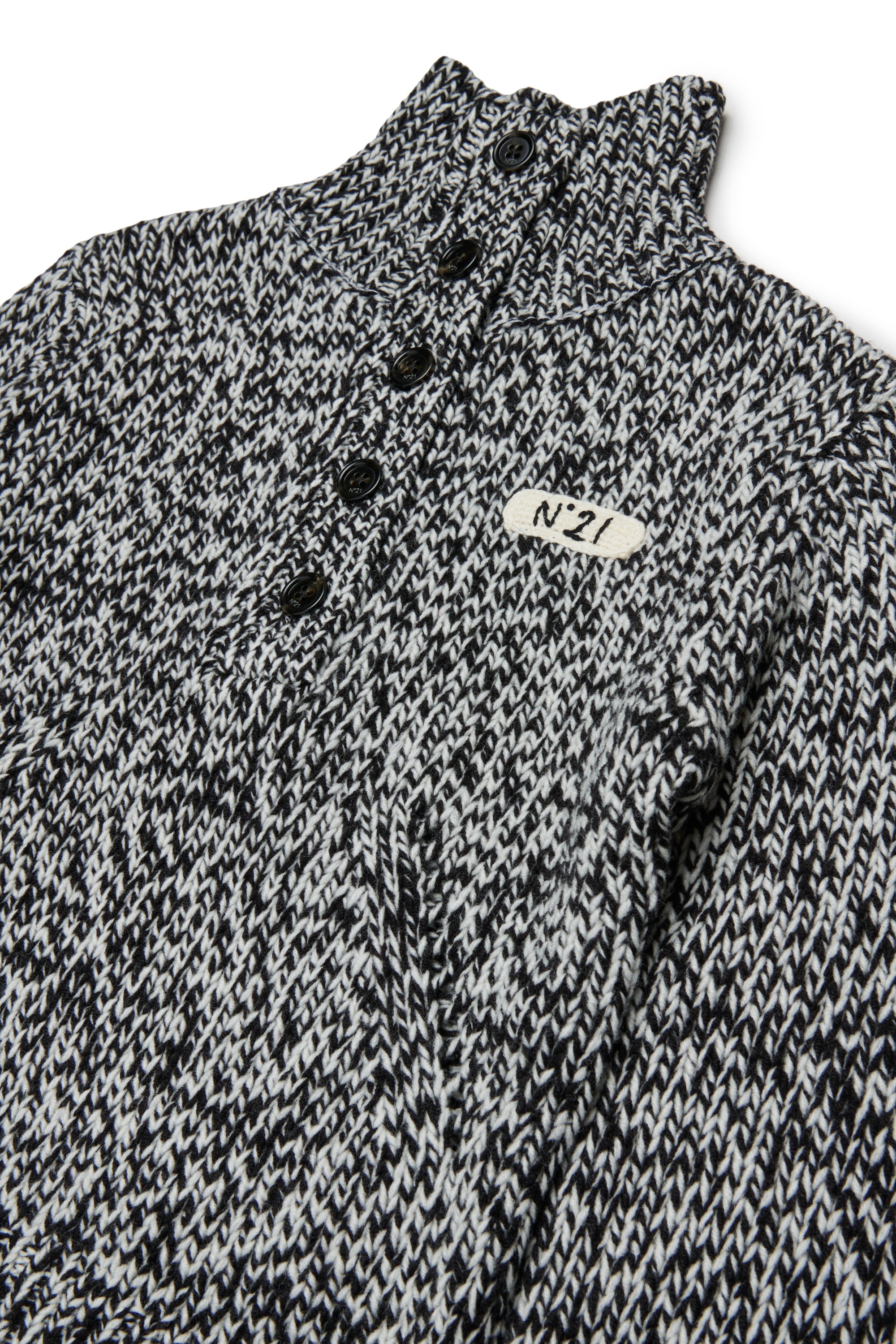 Maglione in Lana Nero N210DNN0545 0N900 N21 KIDS 