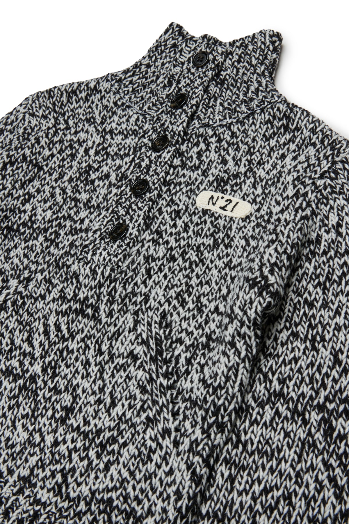Maglione in Lana Nero N210DNN0545 0N900 N21 KIDS 