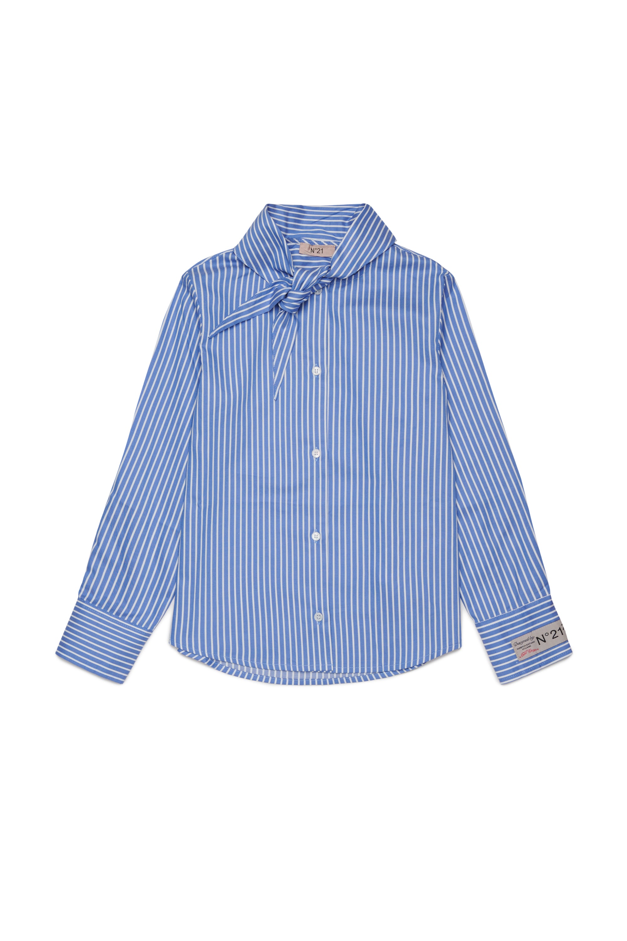 Camicia Light Blue+White N210FDN0518 0N809 N21 KIDS 