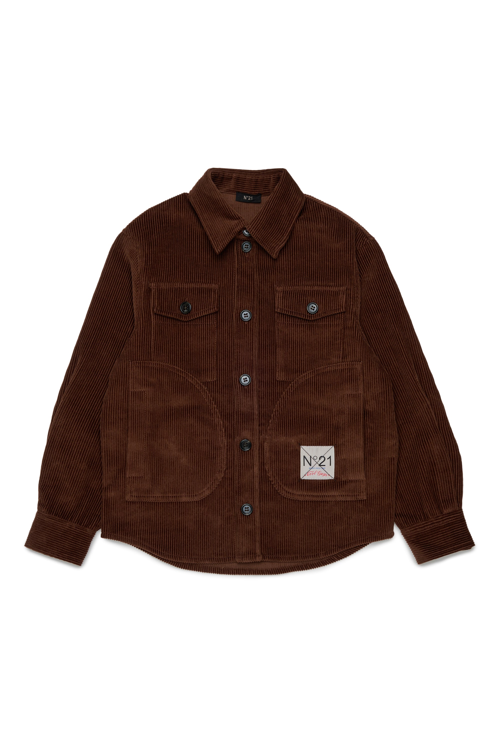 Camicia Chocolate Brown N210FVN0526 0N721 N21 KIDS 