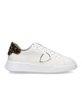 Sneakers Temple con tallone maculato bianche