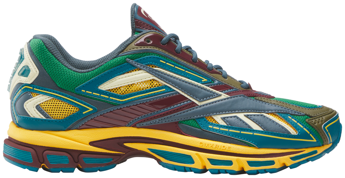 Sneakers Premier Road Ultra in Pelle GlenGreen/CollegGold/RedVelv 100269698 312 REEBOK LTD 