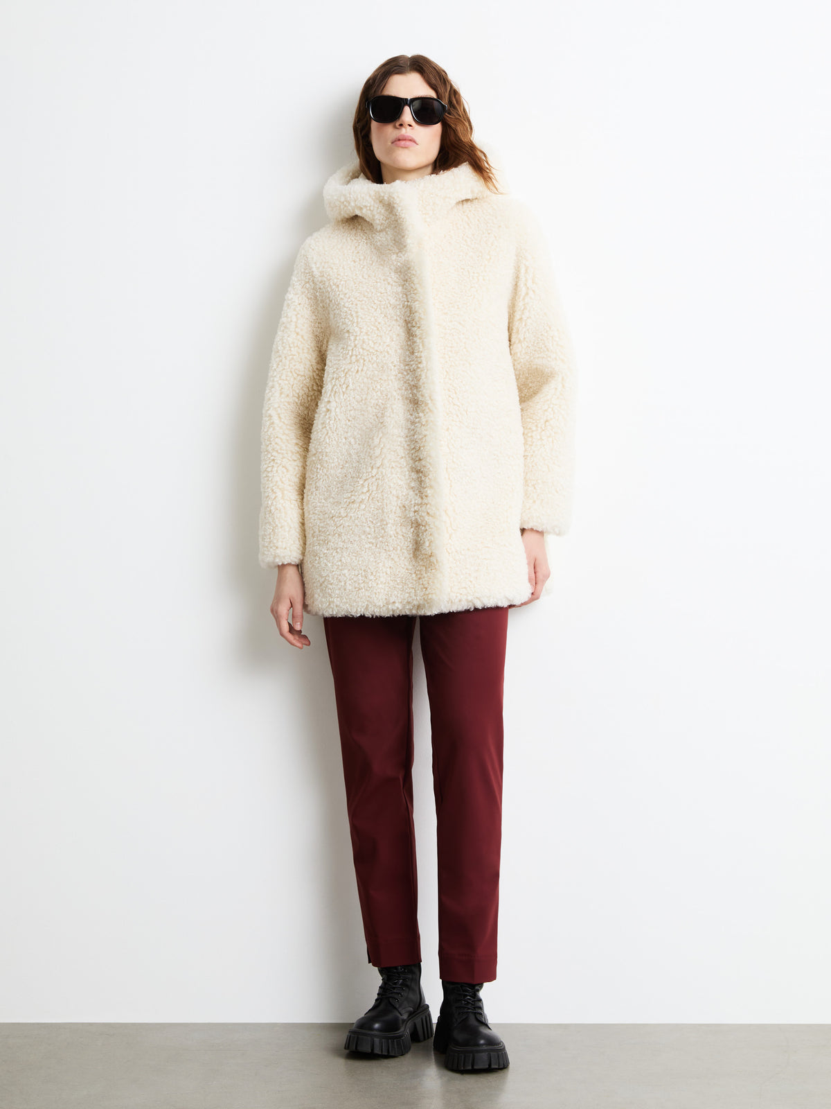 Lamb  hood wom jkt W26571 85 RRD 