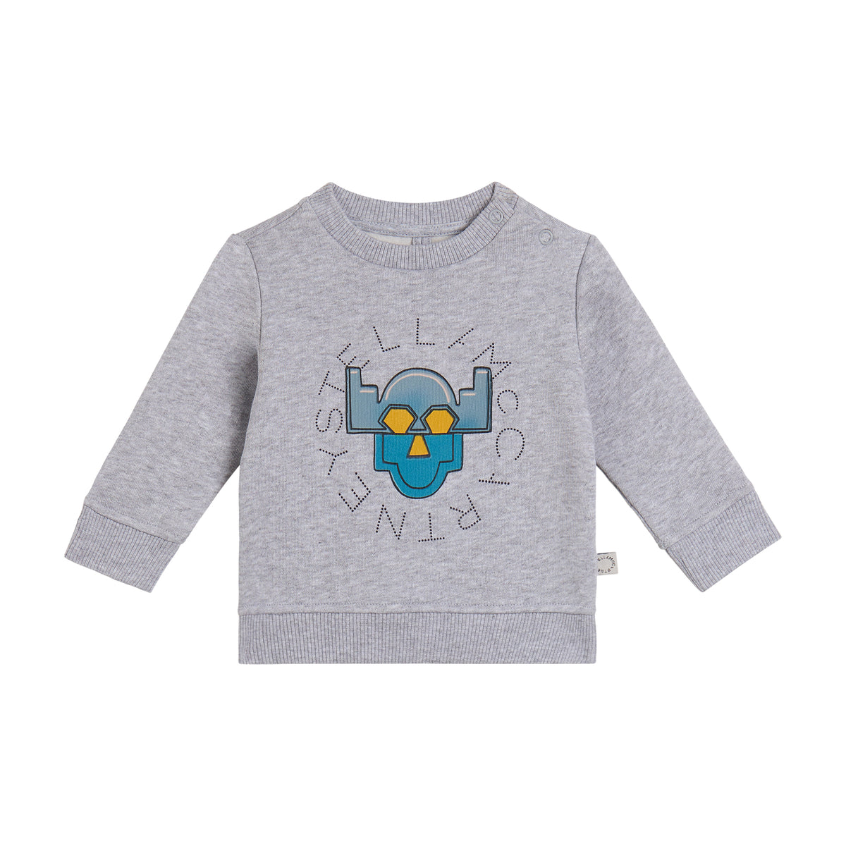 Felpa Grigio medio mel. TZ4300Z4016 807 STELLA MCCARTNEY KIDS 