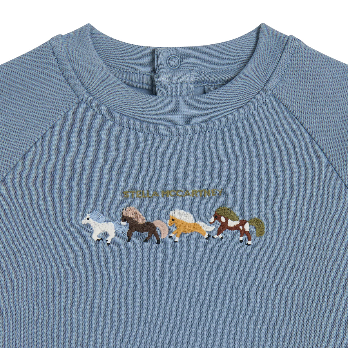 Felpa Blu Avio TZ4330Z3059 643 STELLA MCCARTNEY KIDS 