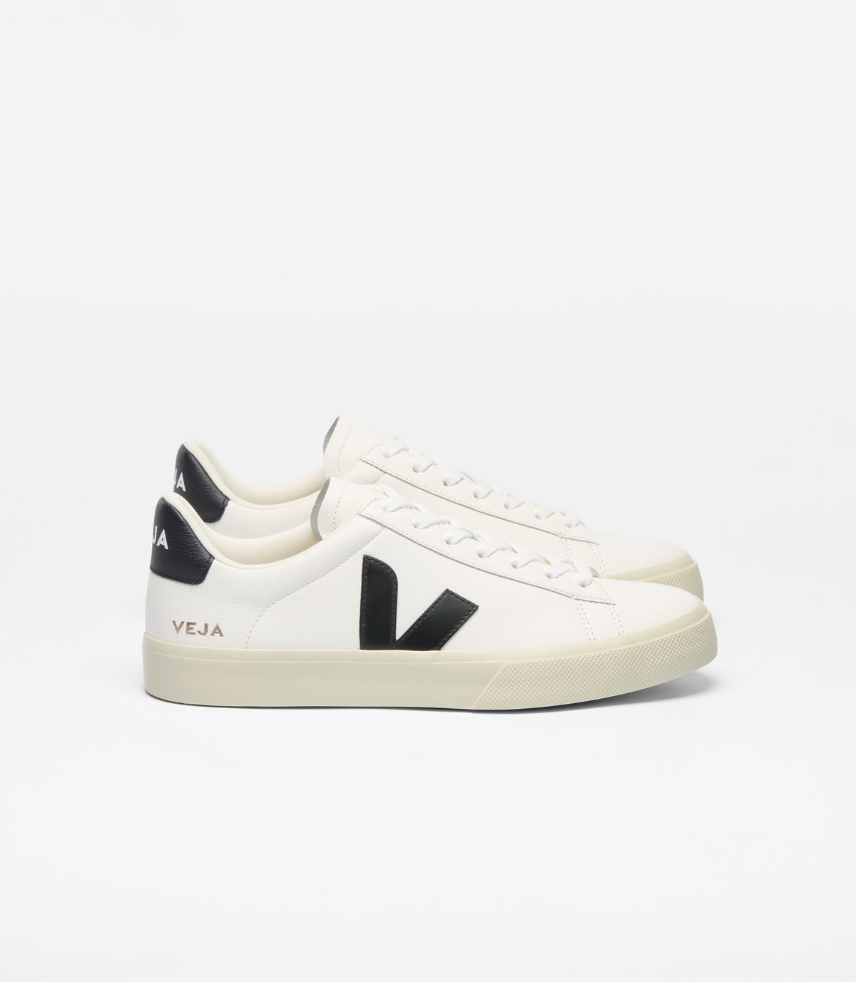 Campo Leather Extra-White_Black CP0501537 EXTRAWHITEBLACK VEJA 