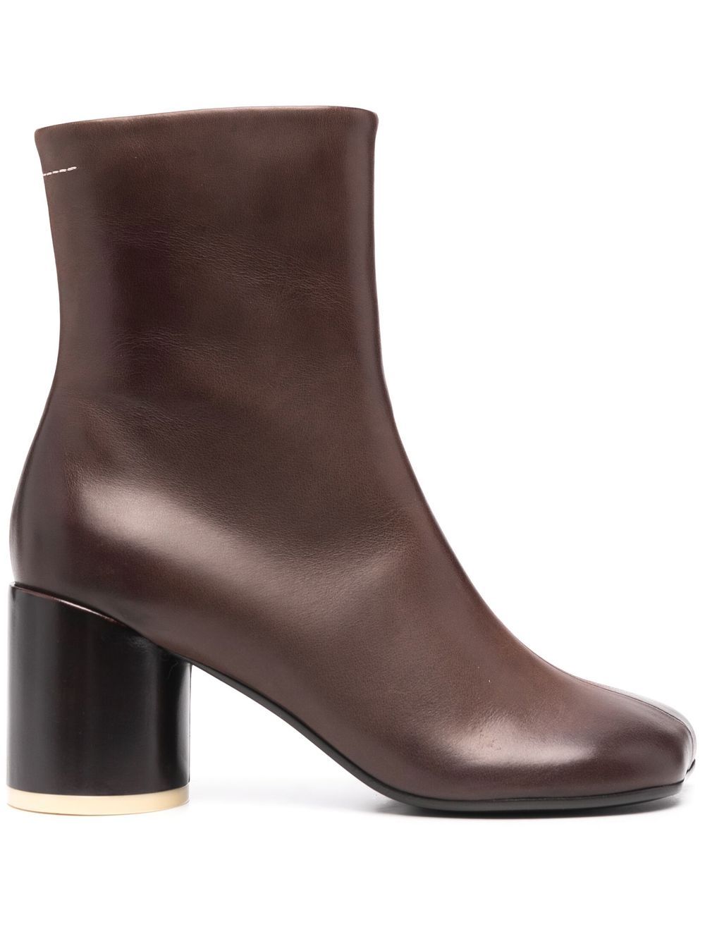 Anatomic high chestnut ankle boot 70mm