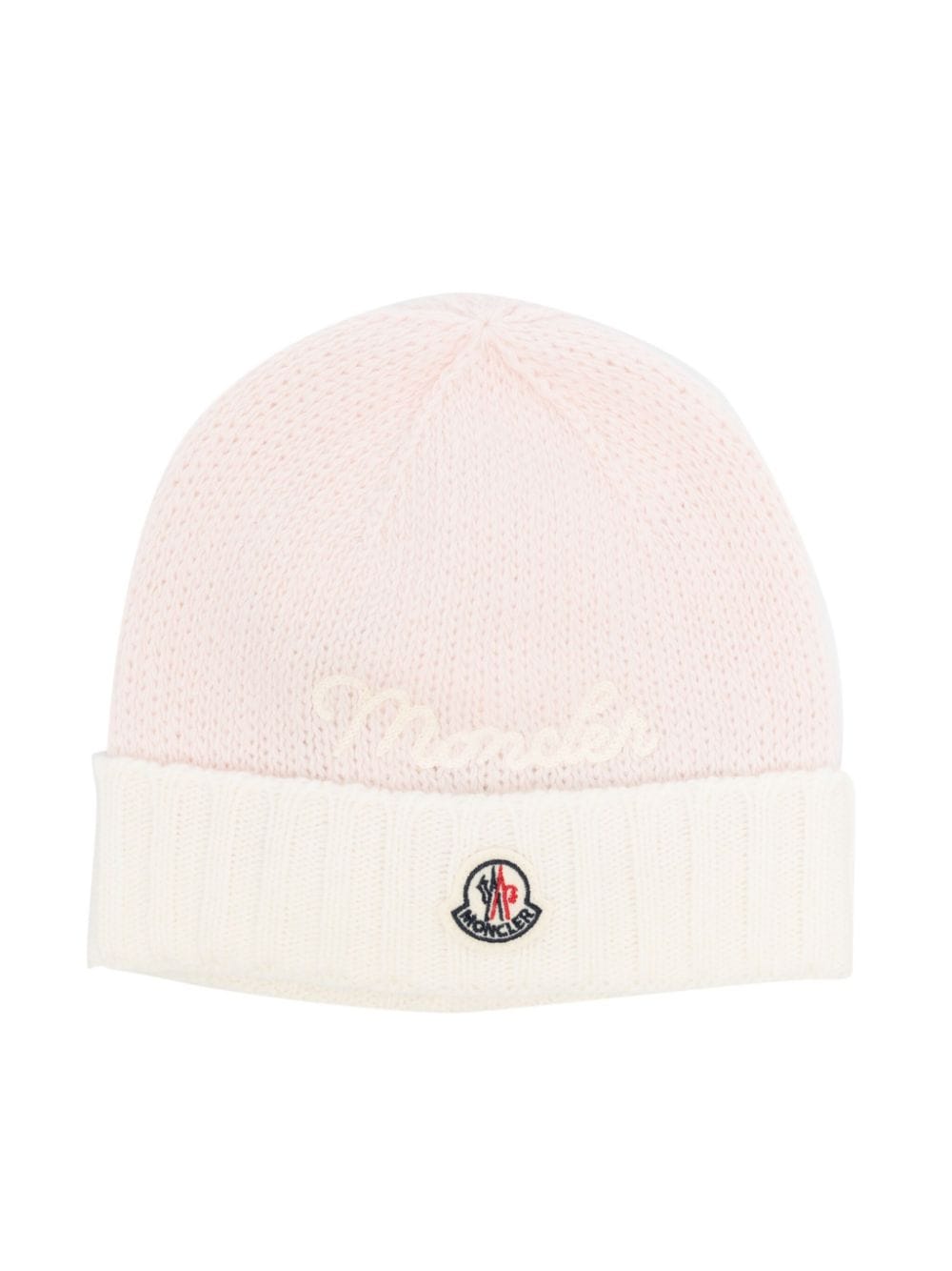 Cappello rosa neonata lana