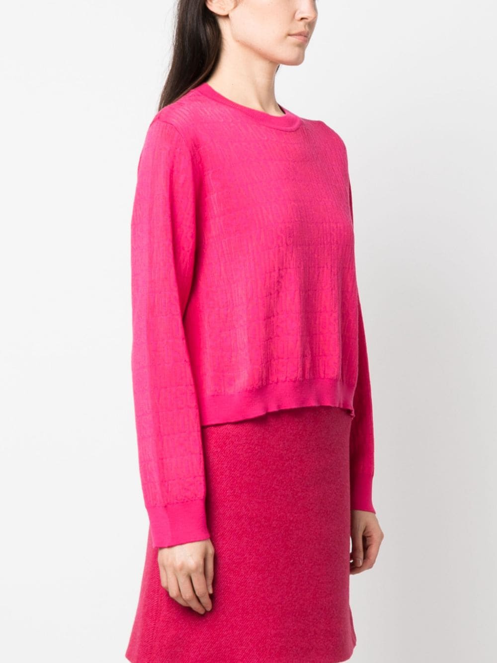 Maglia Donna Rosa Lana