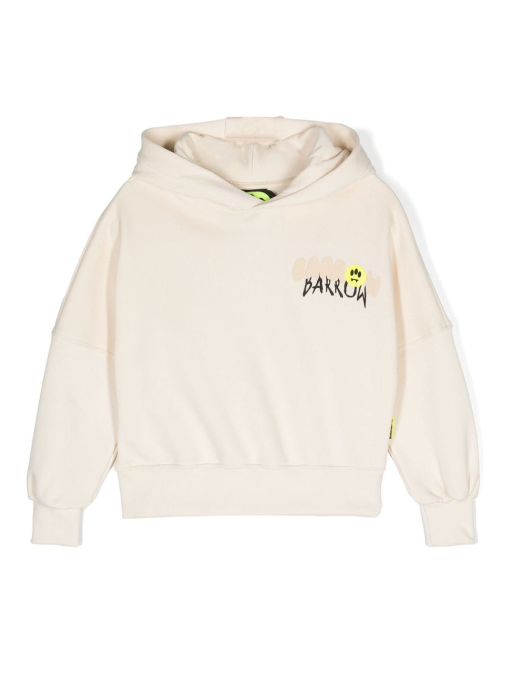 Cream sweatshirt with retro logo