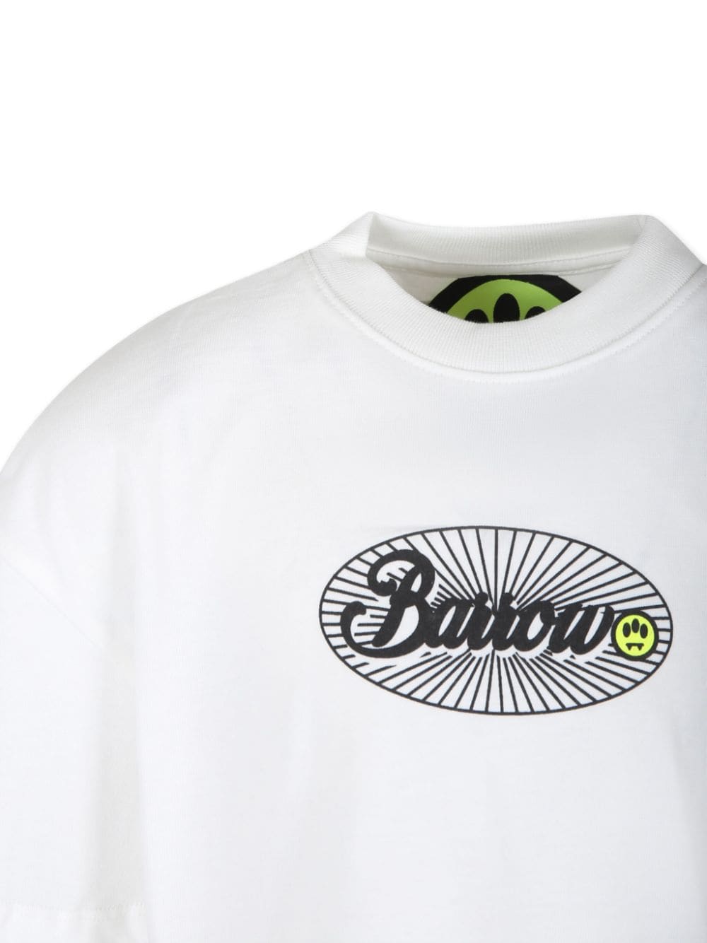 White rhinestone logo t-shirt