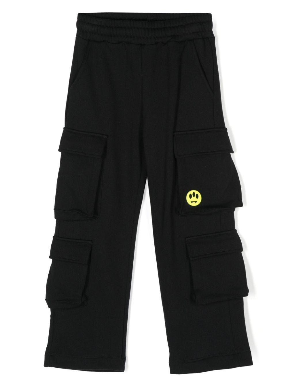 Black trousers with mini smile pockets