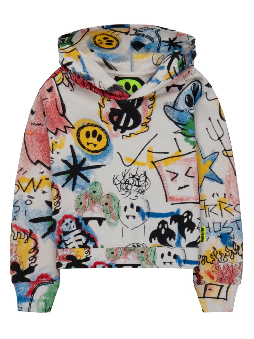 Multicolored all-over smile sweatshirt