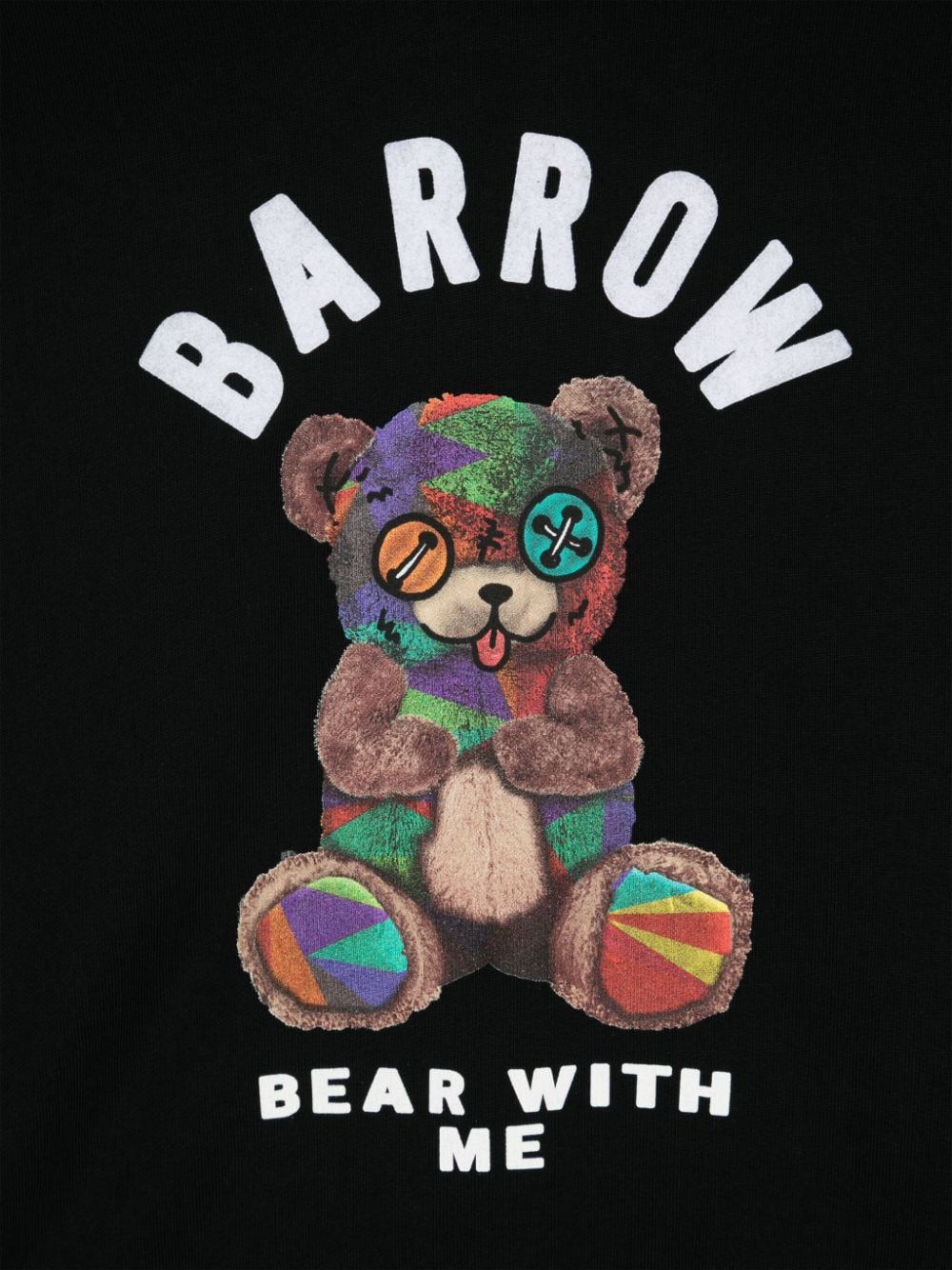 Barrow Teddy Black Sweatshirt