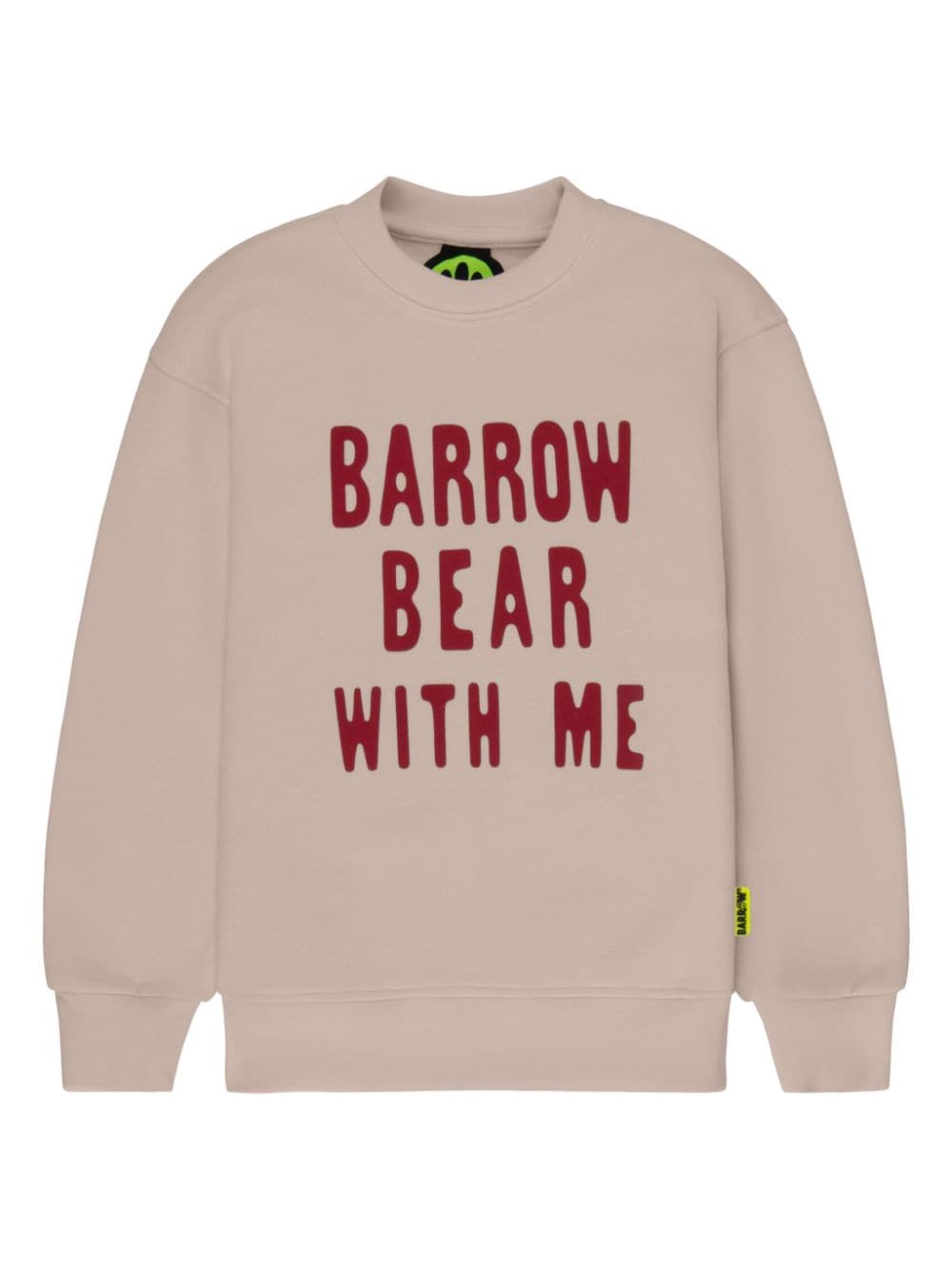 Cream sweatshirt " bear with me "