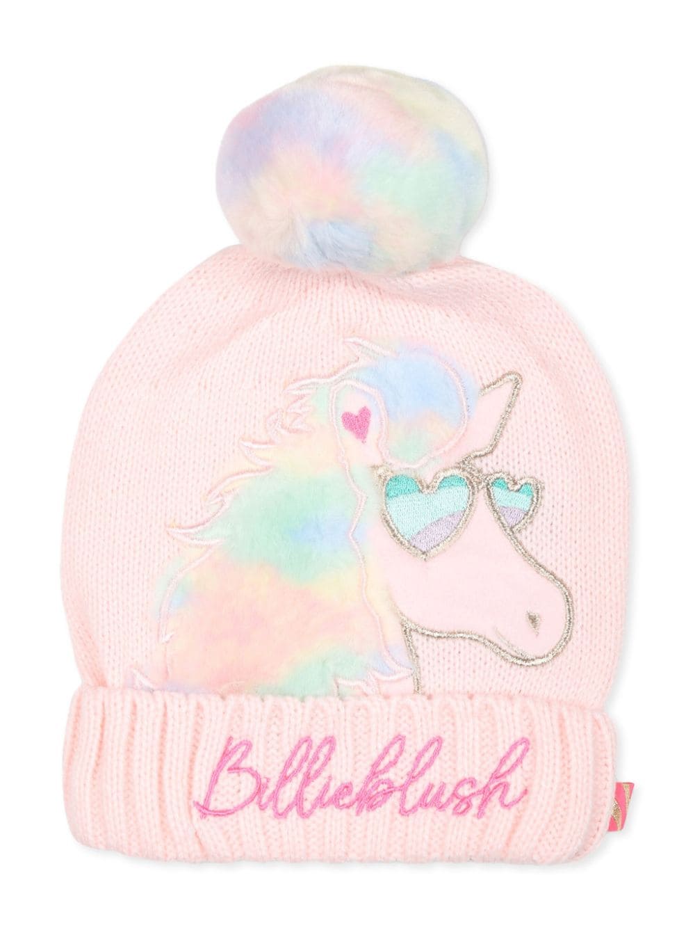 Cappello rosa ricamo unicorno