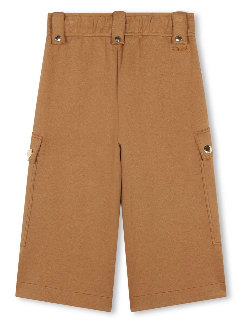 Brown cargo wide leg tracksuit