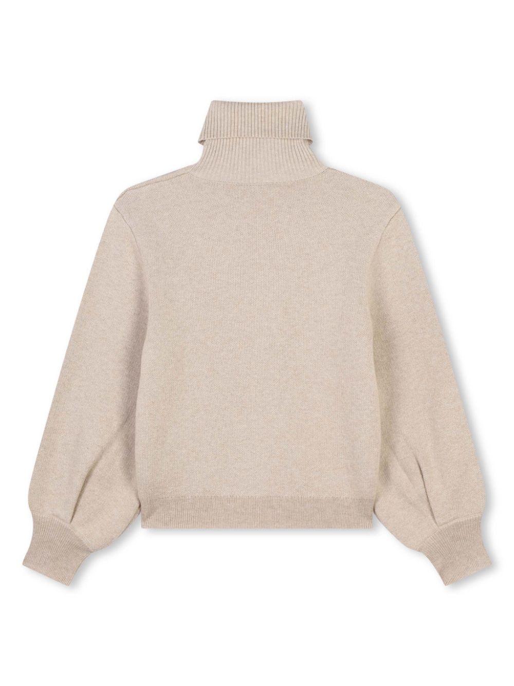 Maglione beige con ricami