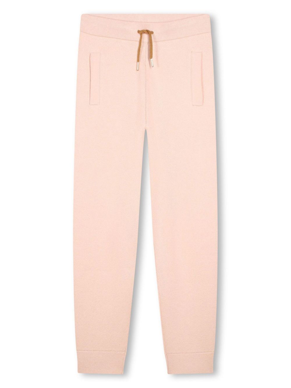 Pink tracksuit with logo waist