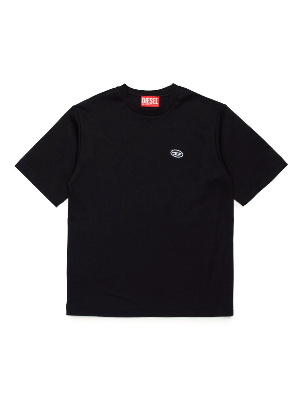 Black Oval-D embroidered T-shirt