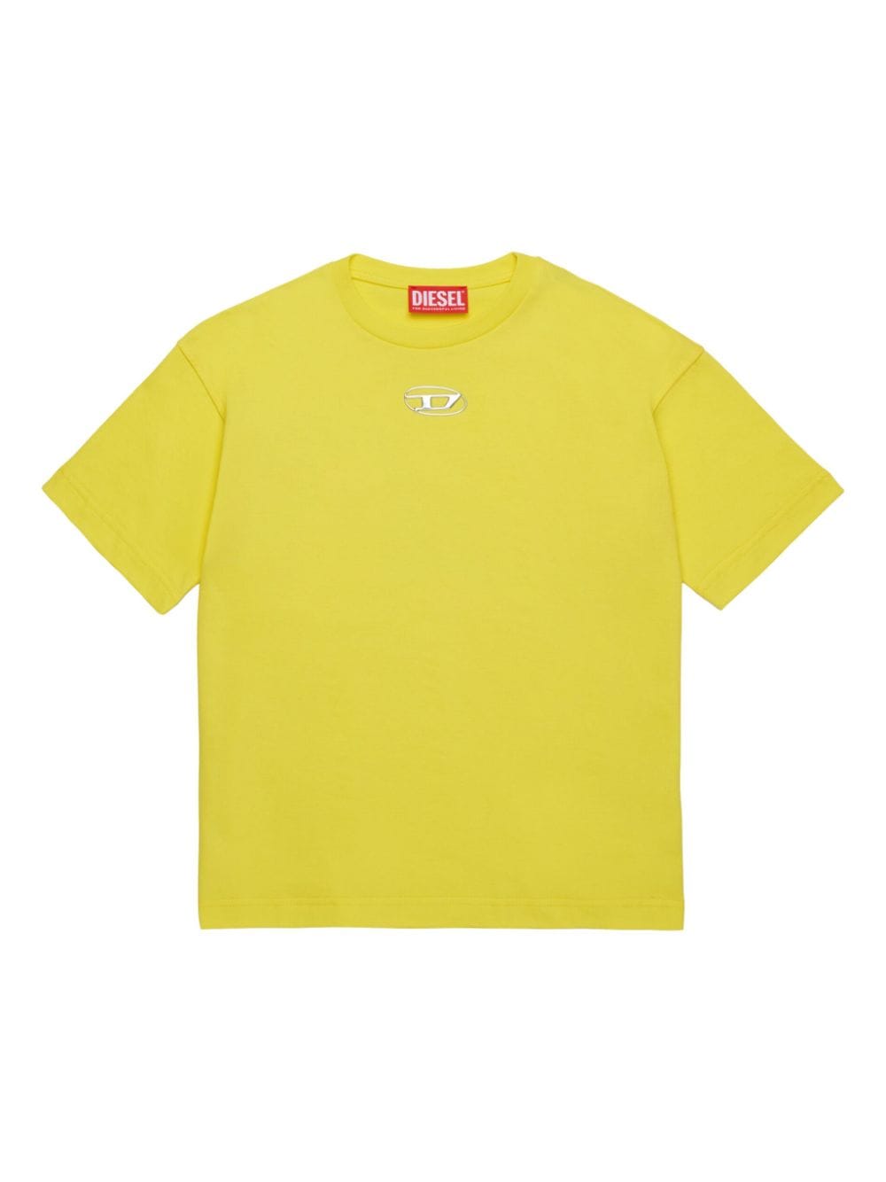 Yellow T-shirt with Oval-D plaque