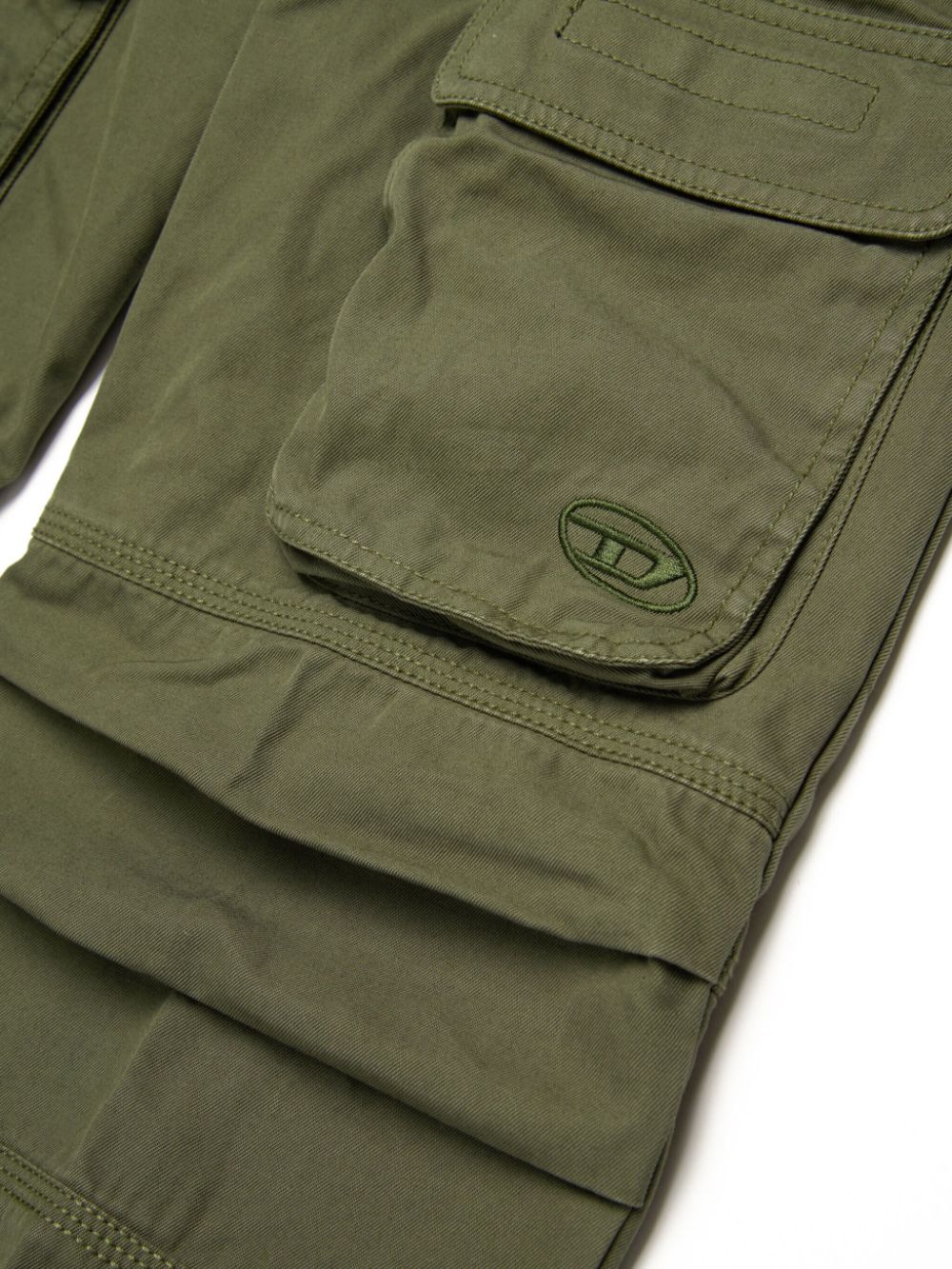 Military green cargo pants