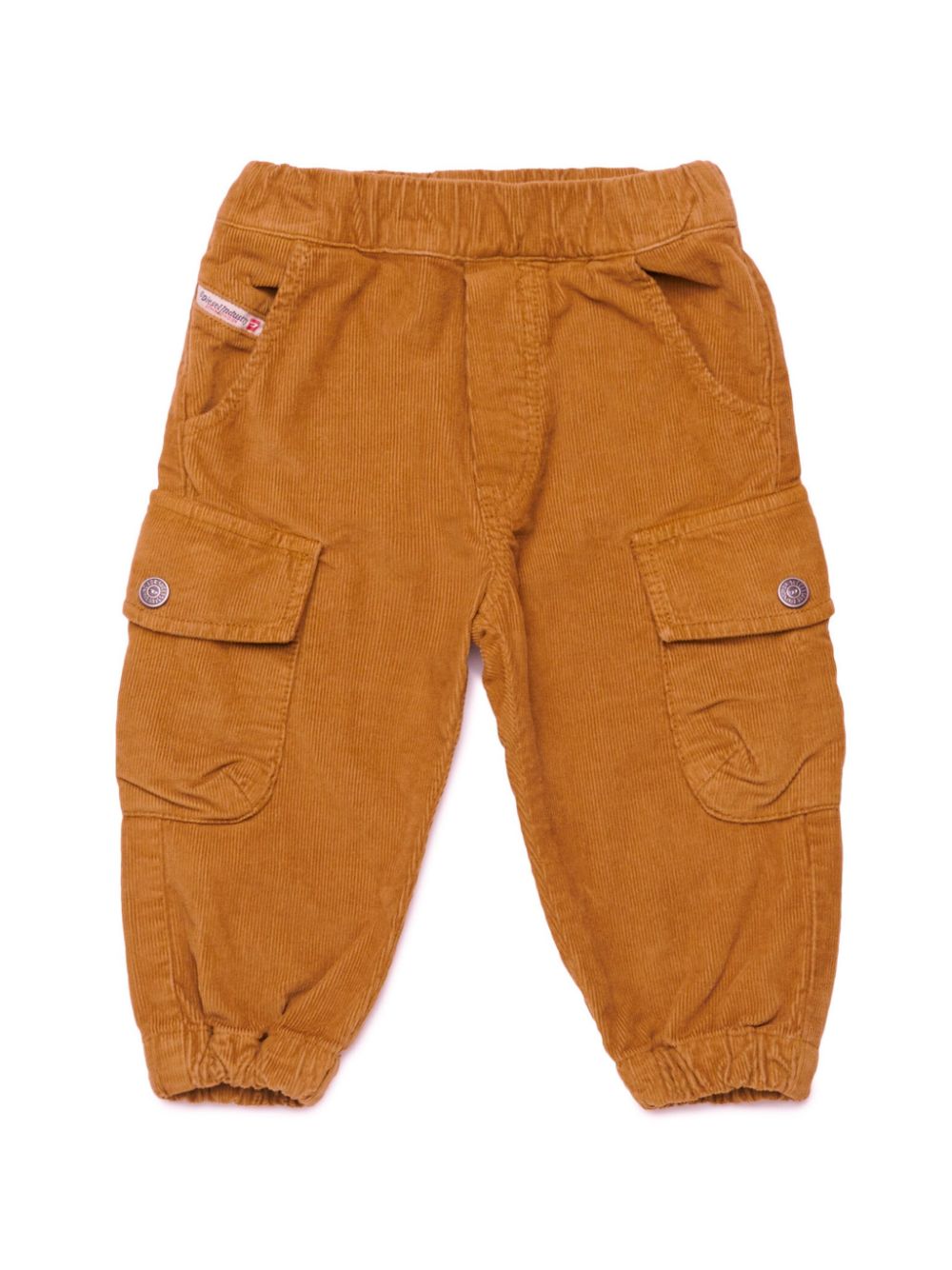 Baby ribbed camel trousers