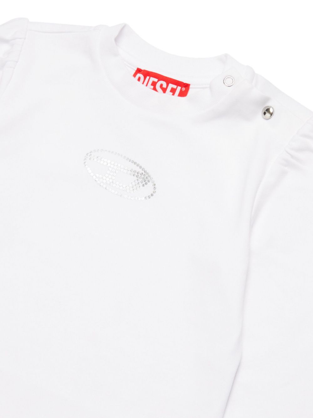 Oval-D white jersey for newborns