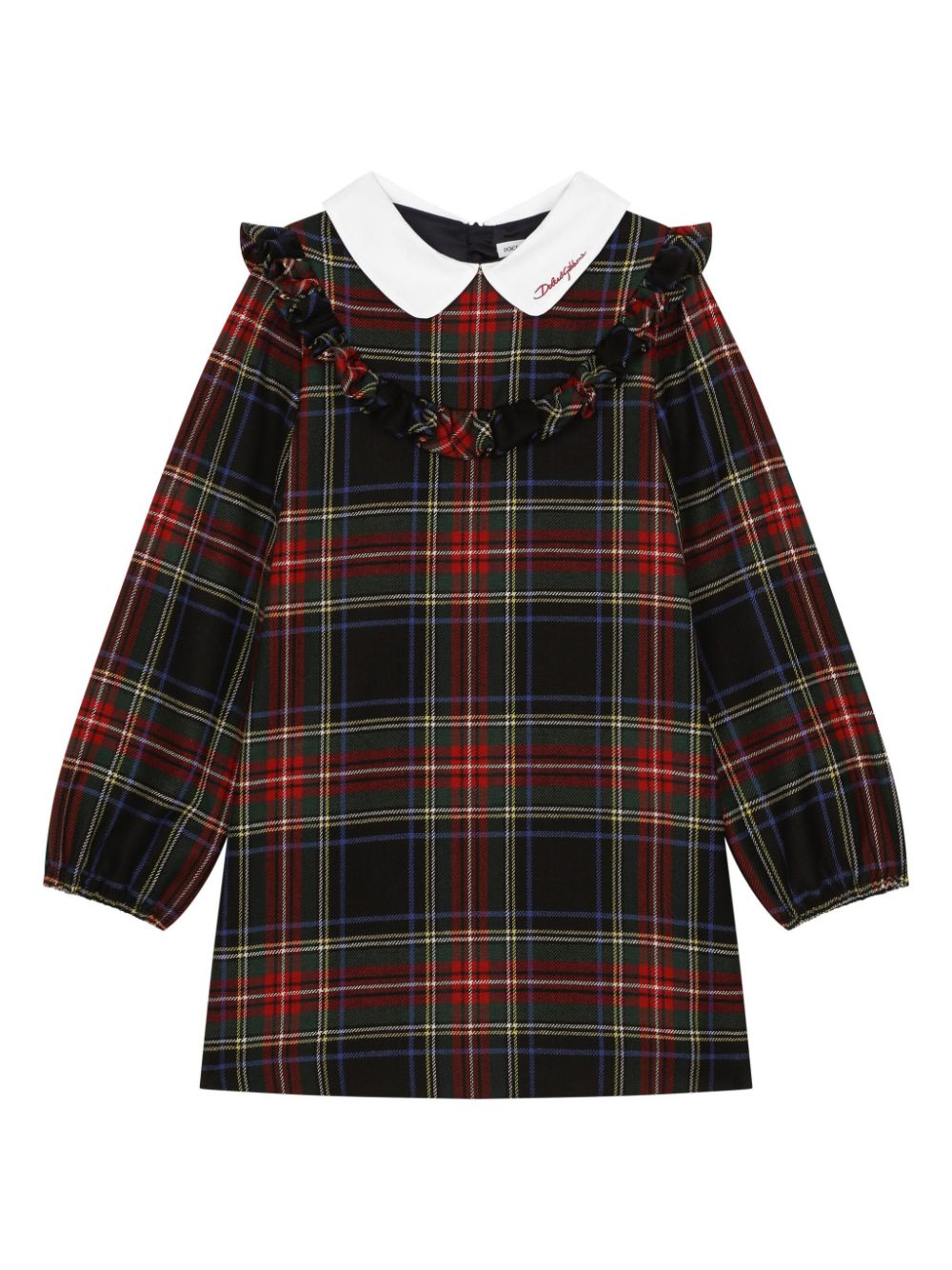 Abito fantasia scozzese L53DV9FQMG9 S8100 DOLCE&GABBANA KIDS 