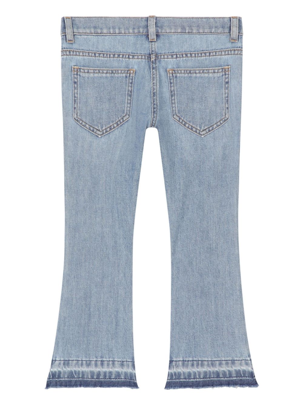 Jeans blu orlo sfrangiato