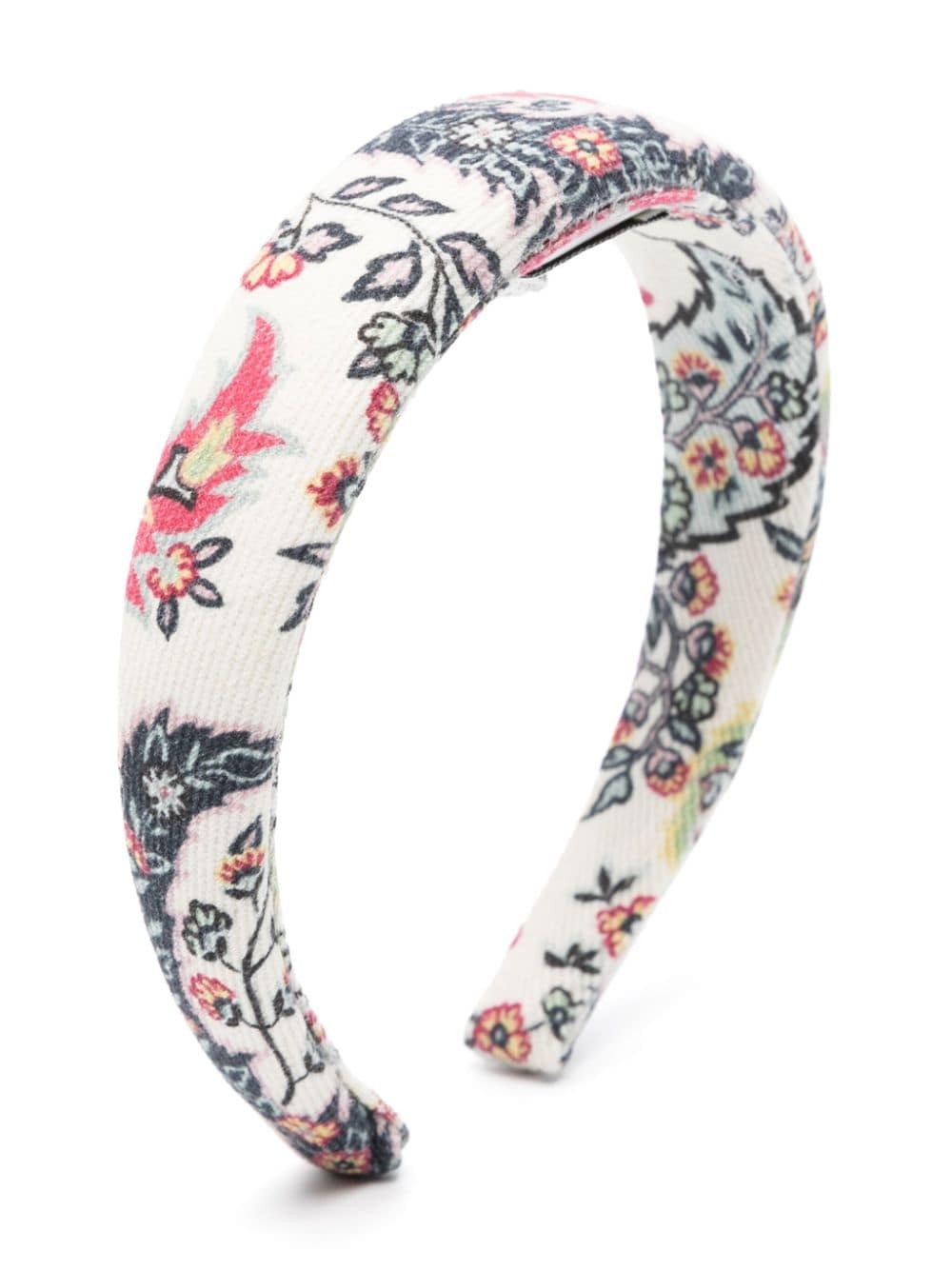 Ivory paisley print headband