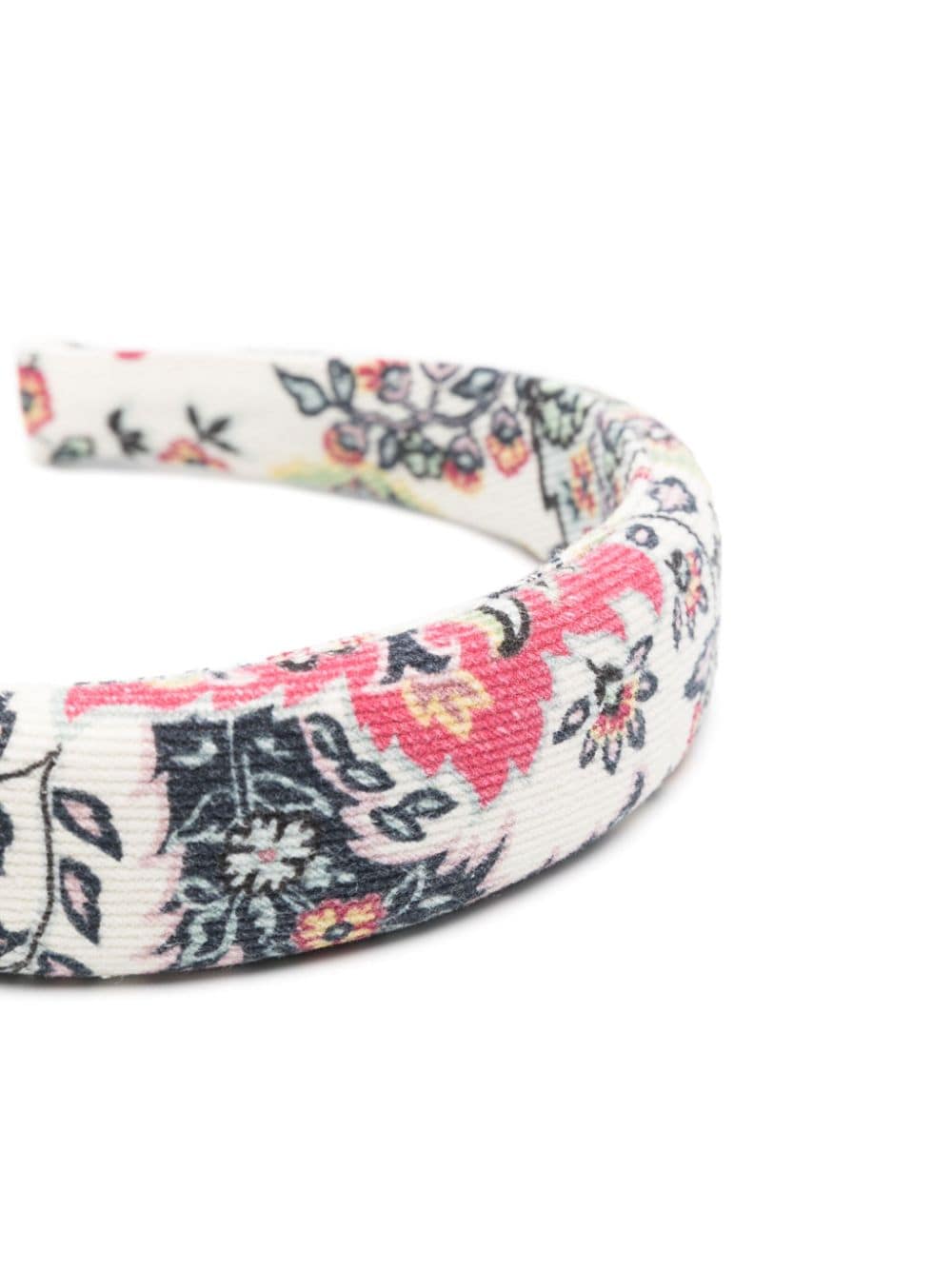 Ivory paisley print headband