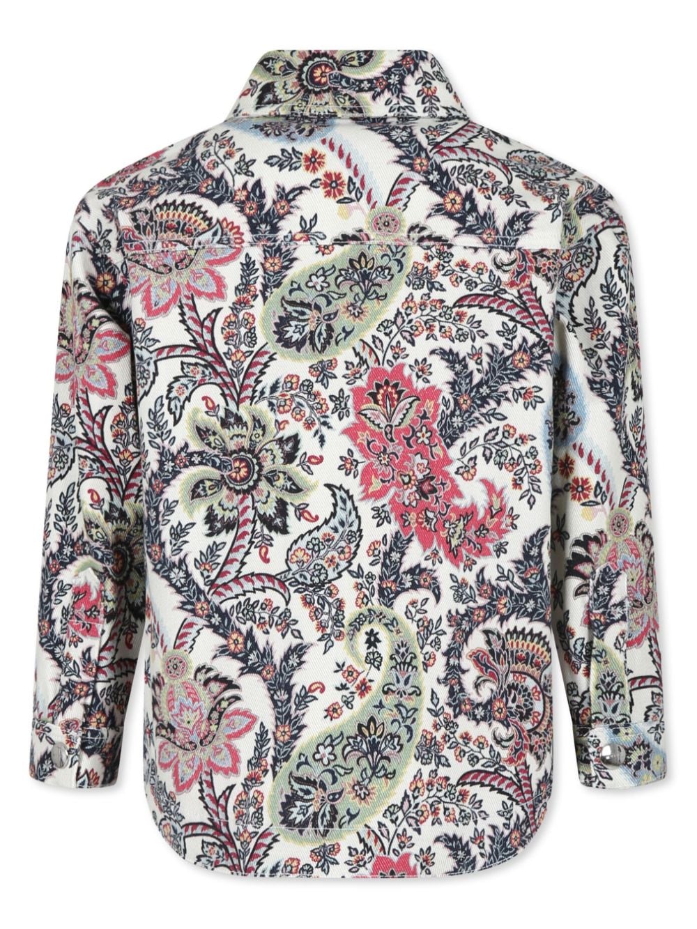 Multicolor paisley print shirt