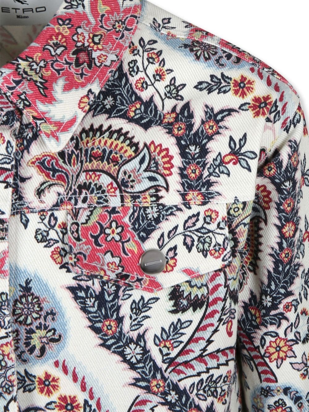 Camicia multicolor stampa paisley