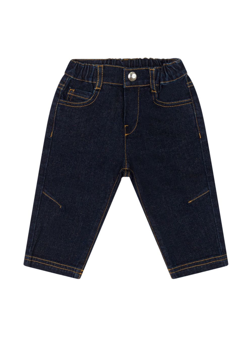 Dark wash jeans Pegasus embroidery newborn