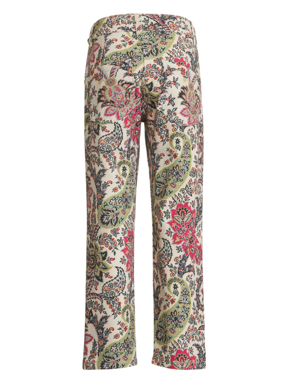 Pantalone multicolor stampa paisley