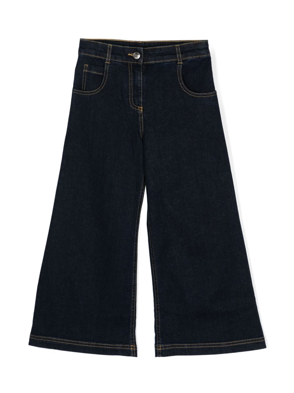 Pegaso label dark wash denim jeans