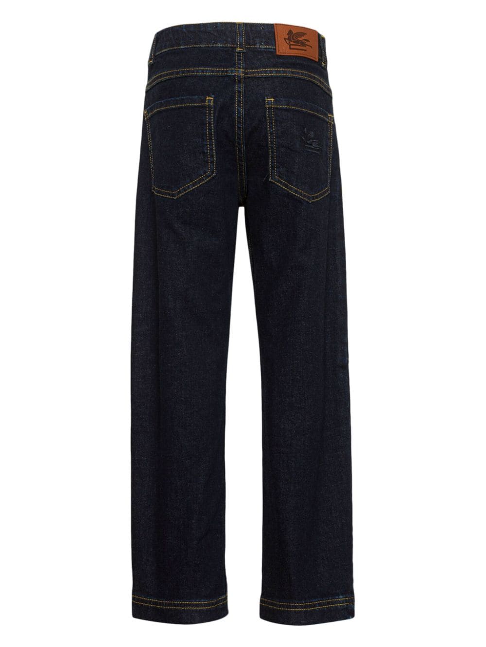 Jeans blu lavaggio scuro etichetta pegaso