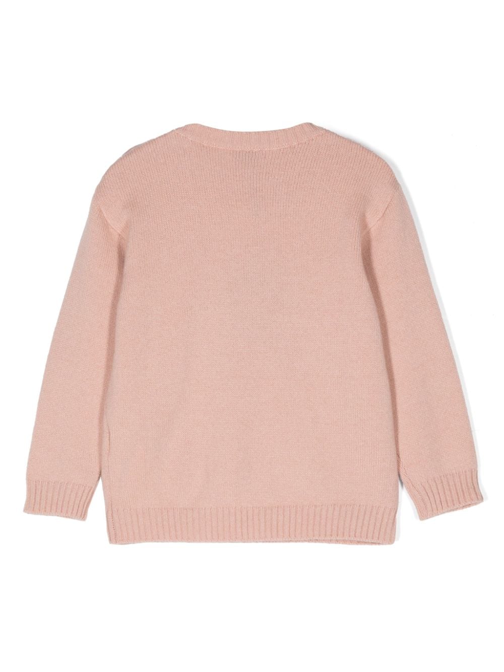 Baby pink Pegasus embroidery sweater