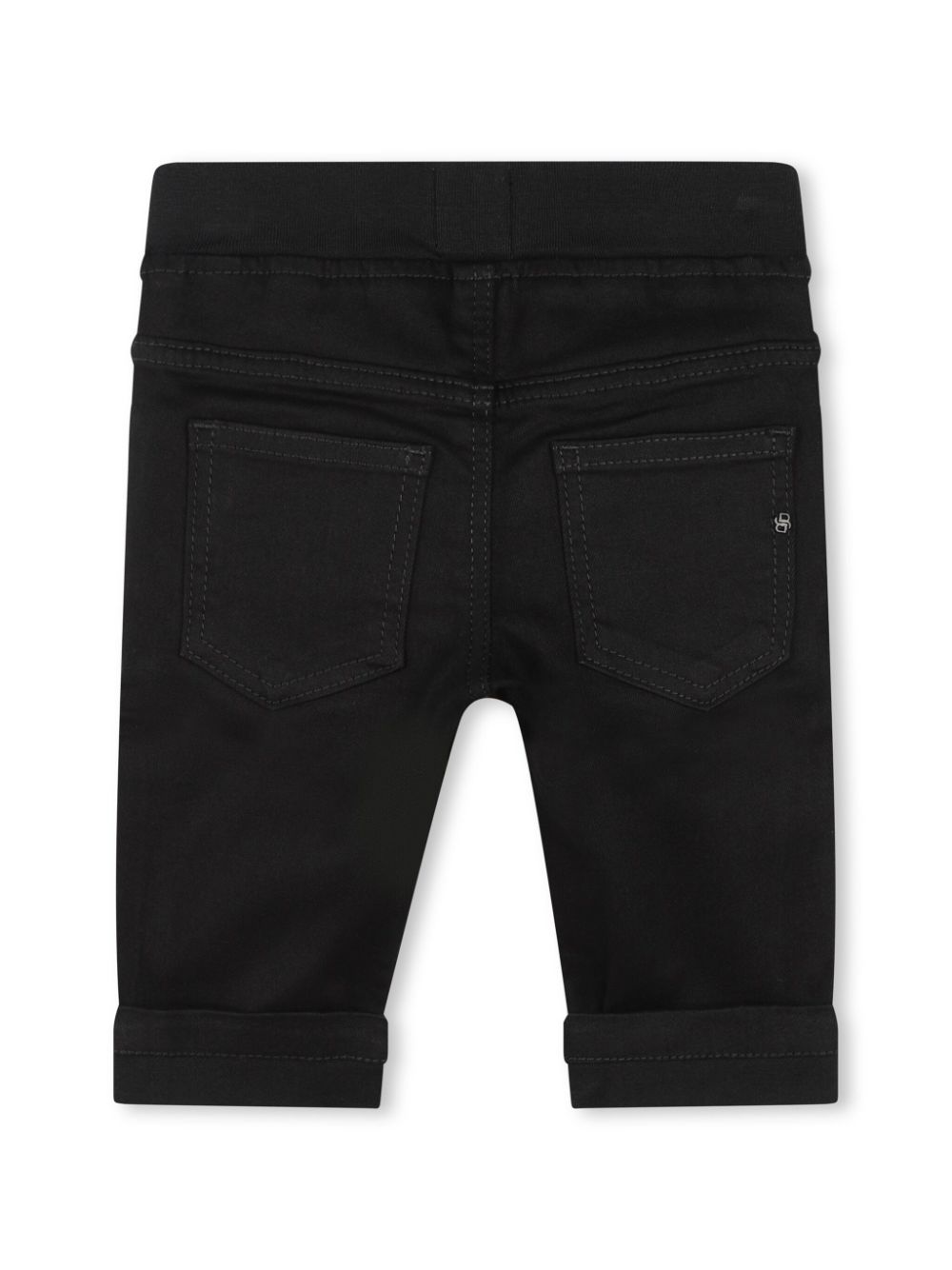 Pantalone nero vita logata neonato