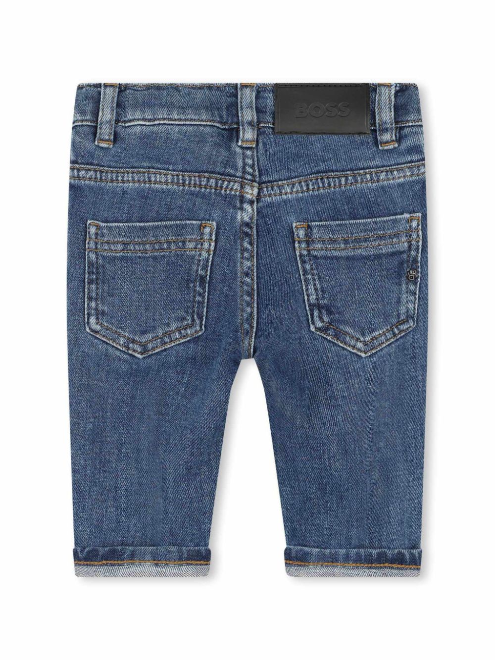 Jeans blu denim neonato